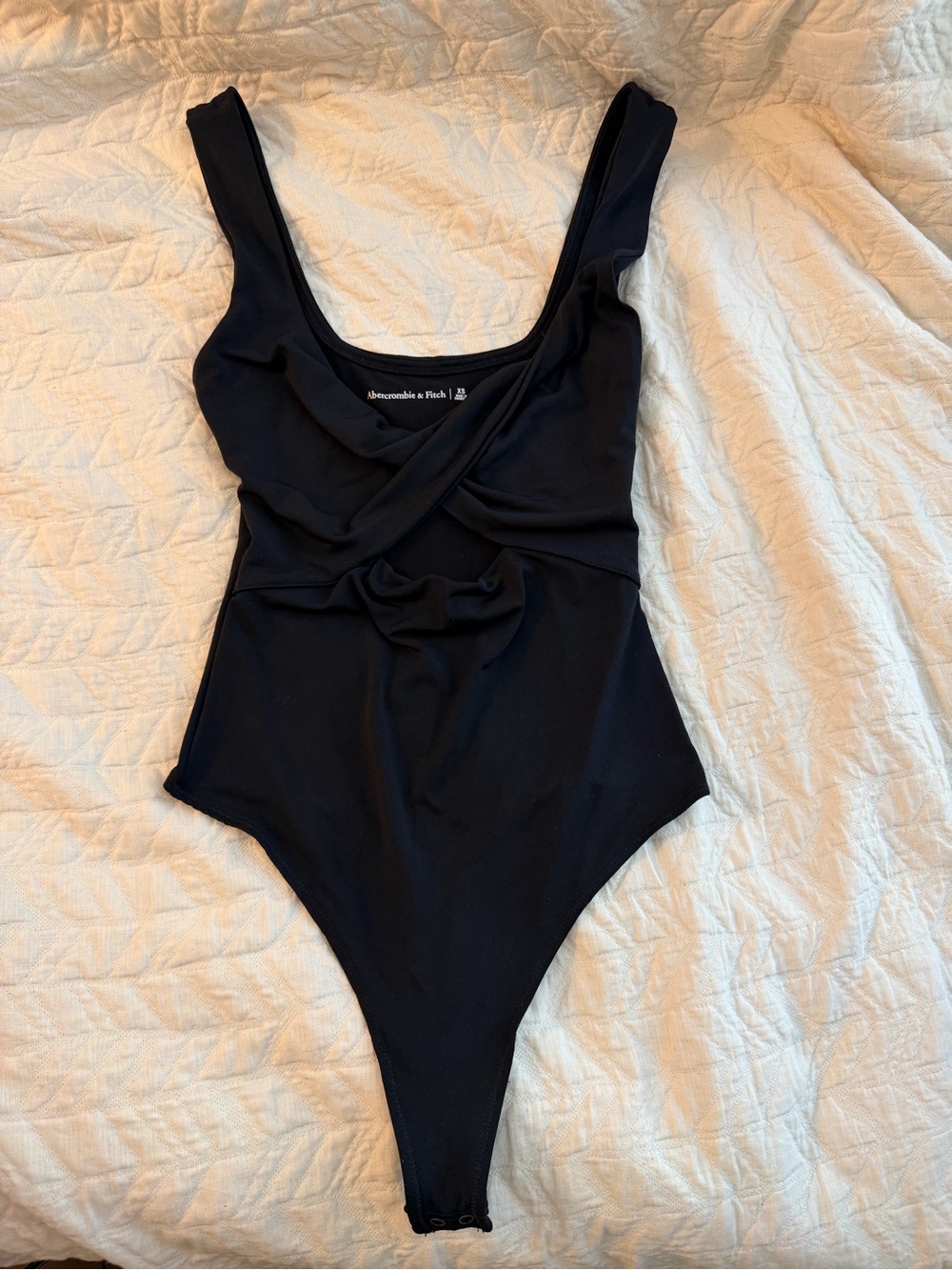 Abercrombie & Fitch Black Girls' One-Piece Swimsuit with Twist Front